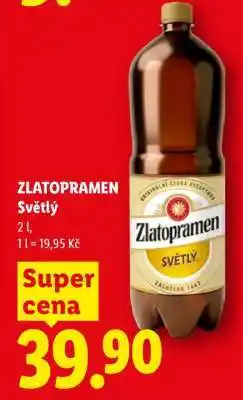 Lidl Zlatopramen světlý nabídka