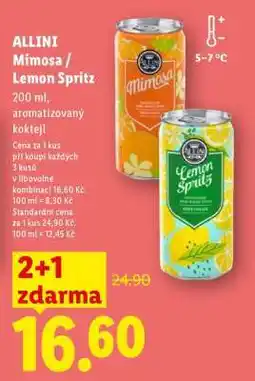 Lidl ALLINI Mimosa / Lemon Spritz nabídka