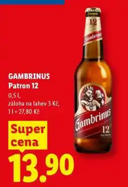 Lidl Gambrinus Patron 12 nabídka