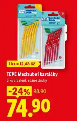Lidl TePe mezizubní kartáčky nabídka