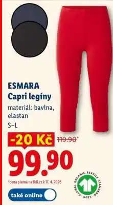 Lidl ESMARA CAPRI LEGÍNY nabídka