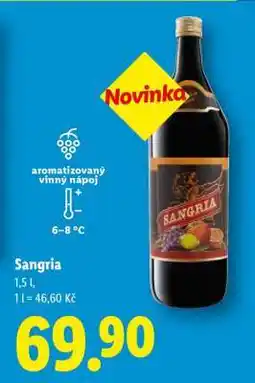 Lidl Sangria nabídka
