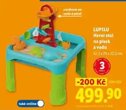 Lidl LUPILU Herní stůl na písek a vodu nabídka