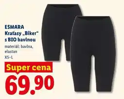 Lidl ESMARA Kraťasy „Biker“ s BIO bavlnou nabídka