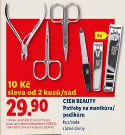 Lidl Cien beauty Potřeby na manikúru/pedikúru nabídka