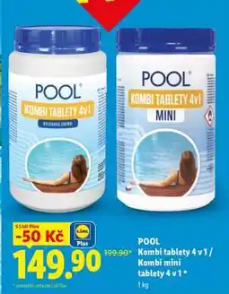 Lidl POOL Kombi tablety 4 v 1 / Kombi mini tablety 4 v 1 nabídka