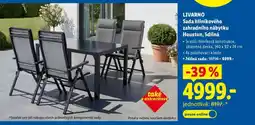 Lidl LIVARNO Sada hliníkového zahradního nábytku Houston, 5dílná nabídka