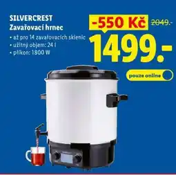 Lidl SilverCrest Zavařovací hrnec nabídka