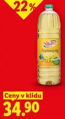 Lidl Vita D'or Řepkový olej nabídka