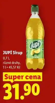 Lidl Jupí sirup nabídka