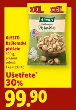 Lidl Alesto KALIFORNSKÉ PISTÁCIE nabídka