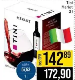 Jip Tini Merlot nabídka