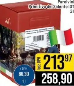 Jip Parolvini Primitivo del Salento IGT nabídka