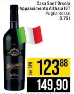 Jip Casa Sant'Orsola Appassimento Althaia IGT Puglia Rosso nabídka