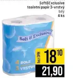 Jip Soft&Exclusive toaletní papír 3-vrstvý nabídka