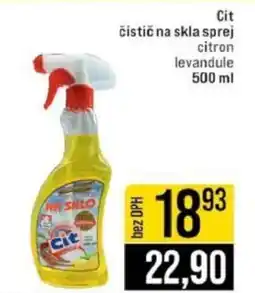 Jip Cit čistič na skla sprej nabídka