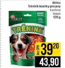 Jip Akinu Trénink kostky pro psy kachna losos nabídka