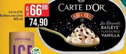 Jip Carte d'Or Baileys zmrzlina nabídka