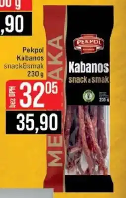 Jip Pekpol Kabanos snack&smak nabídka