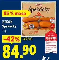 Lidl PIKOK Spekáčky, 1 ks nabídka