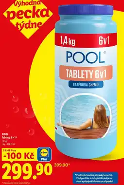 Lidl POOL Tablety 6 v1 nabídka