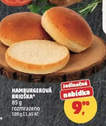 Penny Market Hamburgerová brioška nabídka