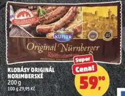Penny Market Klobásy originál norimberské nabídka