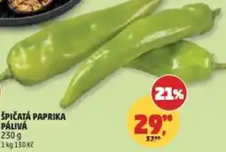 Penny Market Špičatá paprika paliva nabídka