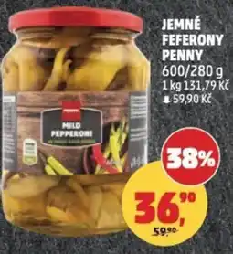 Penny Market Jemné feferony Penny nabídka