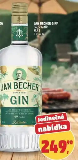 Penny Market Jan Becher gin nabídka