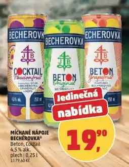 Penny Market Míchané nápoje Becherovka nabídka