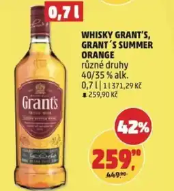 Penny Market Whisky Grant's, Grant's summer orange nabídka
