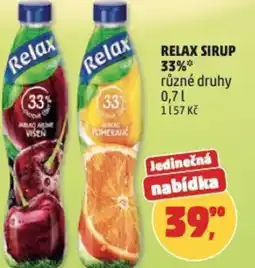 Penny Market Relax sirup 33% nabídka
