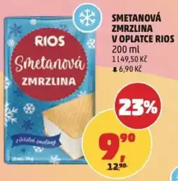Penny Market Smetanová zmrzlina v oplatce Rios nabídka