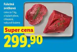 Lidl Falešná svíčková, cena za nabídka