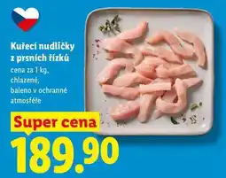 Lidl Kuřecí nudličky z prsních řízků, cena za nabídka