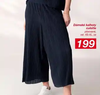 Dámské kalhoty culotte