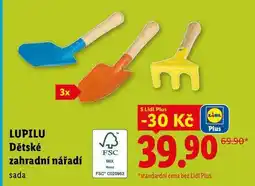 Lidl LUPILU Dětské zahradní nářadí nabídka