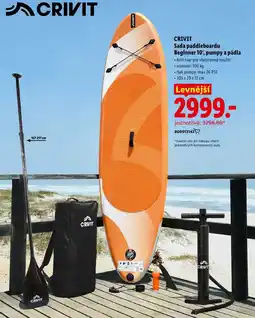 Lidl CRIVIT Sada paddleboardu Beginner 10', pumpy a pádla nabídka