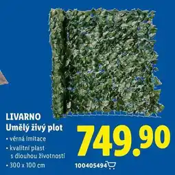 Lidl LIVARNO Umělý živý plot nabídka