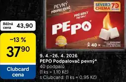 Tesco PEPO Podpalovač pevný nabídka