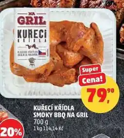 Penny Market Kuřecí křídla Smoky BBQ na gril nabídka