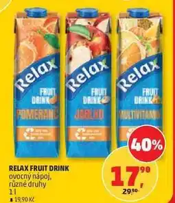 Penny Market RELAX FRUIT DRINK nabídka