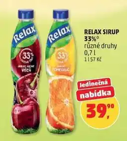 Penny Market Relax Sirup nabídka