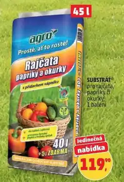 Penny Market Substrát pro rajčata, papriky či okurky nabídka