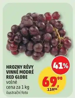 Penny Market Hrozny révy vinné modré Red Globe nabídka