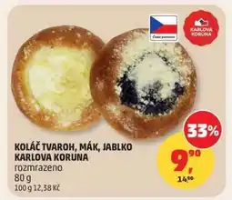Penny Market KOLÁČ TVAROH, MÁK, JABLKO KARLOVA KORUNA nabídka