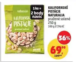 Penny Market KALIFORNSKÉ PISTÁCIE NATURALIA nabídka