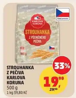 Penny Market STROUHANKA Z PEČIVA KARLOVA KORUNA nabídka