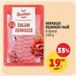 Penny Market HERKULES ŘEZNÍKŮV TALÍŘ krájený nabídka